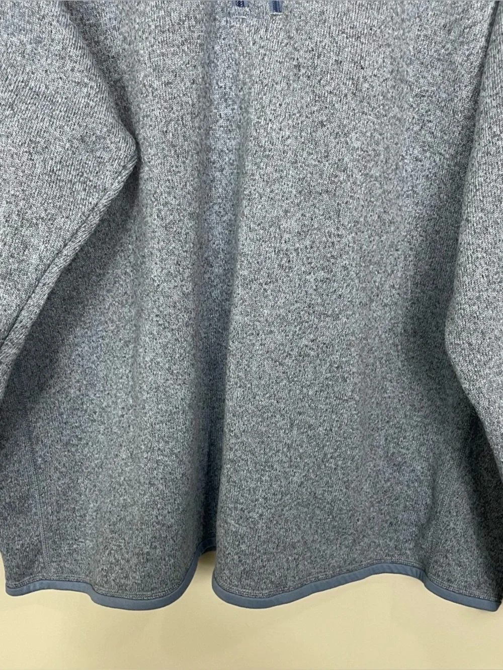 Patagonia Men’s Better Sweater 1/4 Half Zip Pullover Aquatic Blue Sz 3XL - Picture 3 of 10